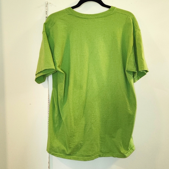 Mens Green T Shirt designed by Tony Hunt Size Lg - Picture 4 of 4